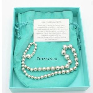 Tiffany’s hard ball necklace